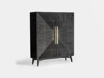 PLISSÉ WOOD - Mango highboard by Vical Home - view 3